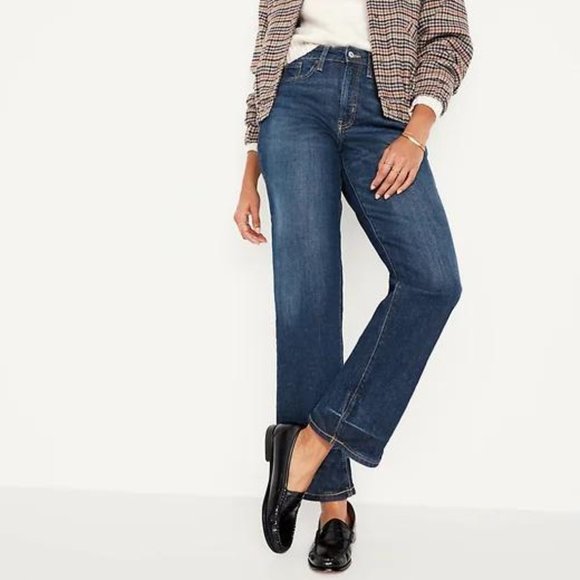 NWT Old Navy Curvy High-Waisted OG Loose Jeans - Picture 10 of 16
